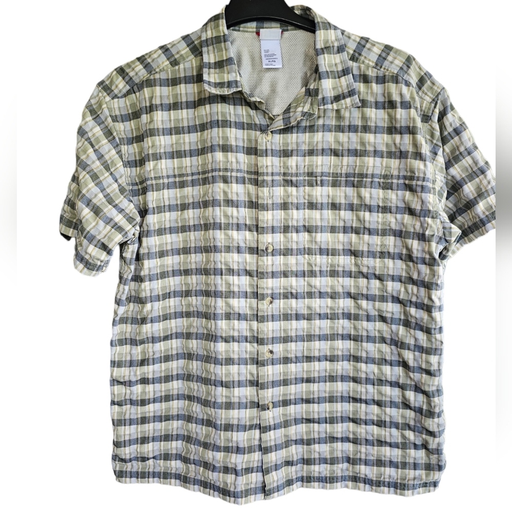 THE NORTH FACE Men's Lightweight Plaid Short Sleeve Shirt - Size XL